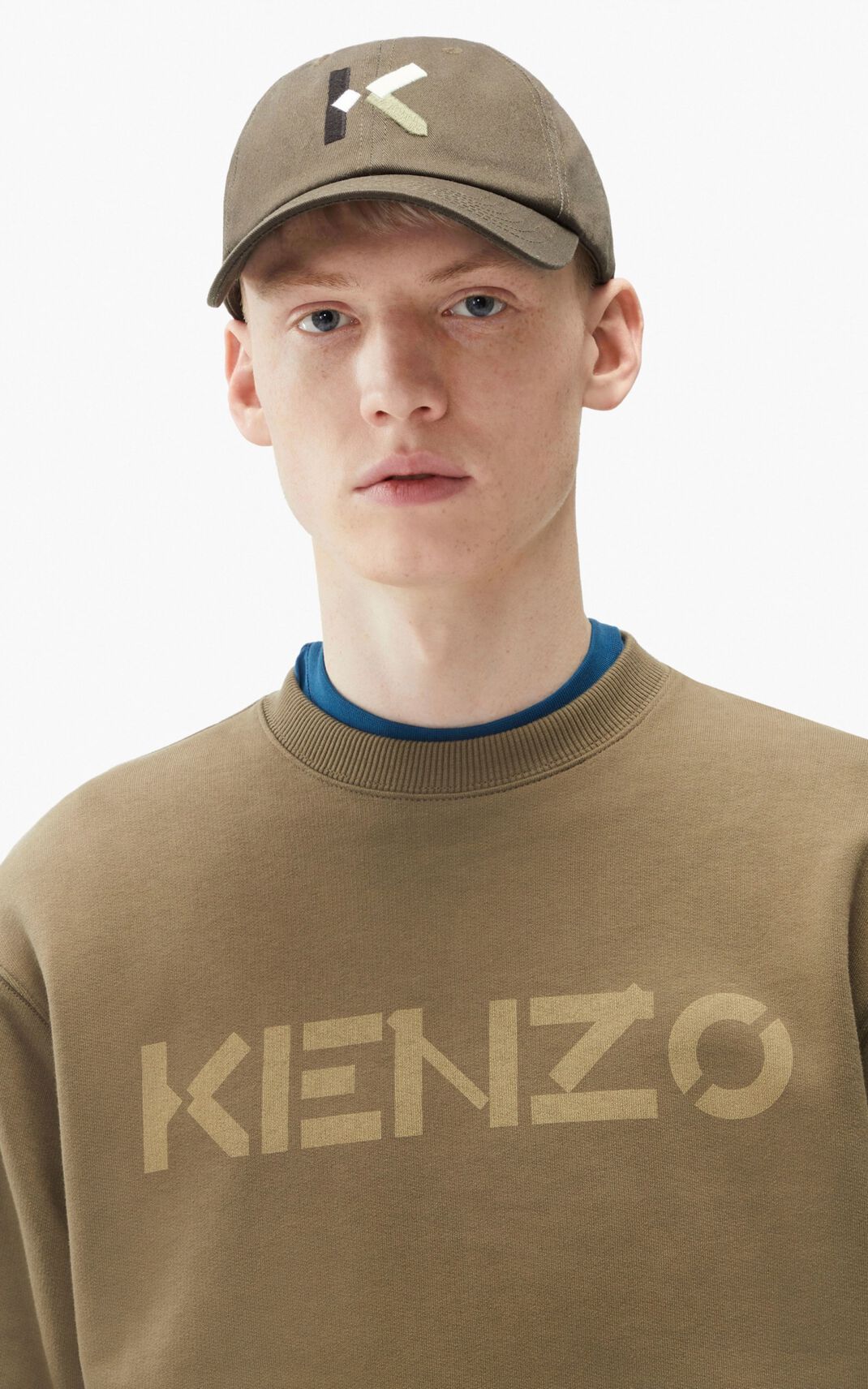 Kenzo Logo Sweatshirt Herre - LyseGrå DK-351538